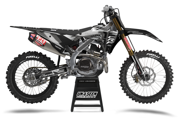 Honda Ravage Black Graphic Kit - CRF CR XR Models | All Years