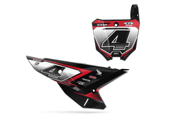 Honda Shotgun Number Plate Background Decals - CRF CR XR Models | All Years