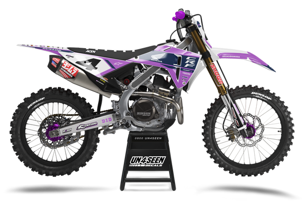 Honda Combo Purp Graphics Kit - CRF CR XR Models | All Years