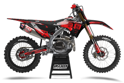 Honda Encore Red Graphic Kit - CRF CR XR Models | All Years