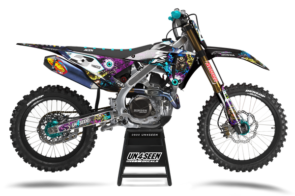 Honda Zombie Graphics Kit - Gas Gut
