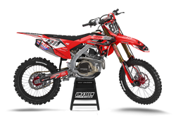 Honda Honda Hub Red Graphic Kit - CRF CR XR Models | All Years