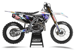 Honda Loke Blue Graphics Kit - CRF CR XR Models | All Years