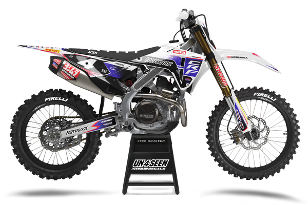 Honda Loke Red Graphics Kit - CRF CR XR Models | All Years