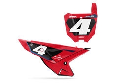 Honda R11 Number Plate Background Decals - CRF CR XR Models | All Years