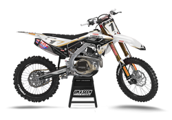 Honda Honda Power White Gold Graphic Kit - CRF CR XR Models | All Years
