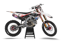 Honda Honda Power White Red Graphic Kit - CRF CR XR Models | All Years