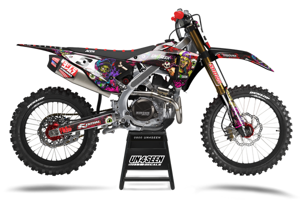 Honda Zombie Graphics Kit - Race Girl Riley