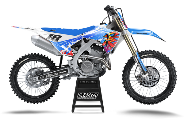 Honda Retro Ocean Graphic Kit - CRF CR XR Models | All Years