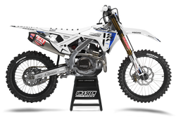 Honda Slipe White Graphics Kit - CRF CR XR Models | All Years