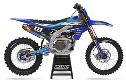 Yamaha Honeymorph Blue Graphic Kit - YZ YZF WR TTR PW Models | All Years
