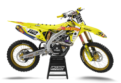 Suzuki Hotwheels 4 Graphic Kit - RMZ RM RMX DR DRZ JR Models | All Years