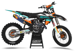 KTM Hotwheels Four Orange Graphic Kit - SX SXF XC XCF EXC EXCF Models | All Years