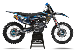 Husqvarna Overspray Blue Graphic Kit - TC FC TE TX FE FS FX Models | All Years