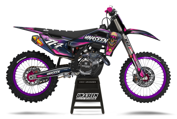 Husqvarna Overspray Pink Graphic Kit - TC FC TE TX FE FS FX Models | All Years