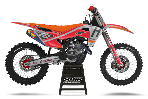 Husqvarna Racer Portyl Red Graphic Kit - TC FC TE TX FE FS FX Models | All Years