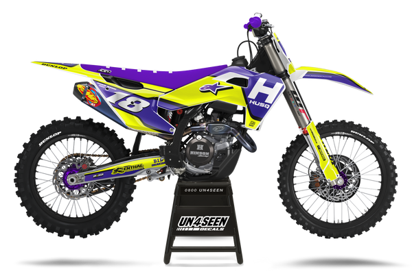 Husqvarna Supertech Vista Flo Graphic Kit - TC FC TE TX FE FS FX Models | All Years