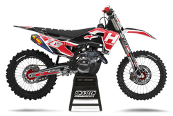 Husqvarna Supertech Vista Red Graphic Kit - TC FC TE TX FE FS FX Models | All Years