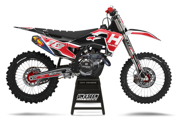 Husqvarna Supertech Vista Red Graphic Kit - TC FC TE TX FE FS FX Models | All Years