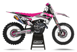 Husqvarna Techstar Nomur Pink Graphic Kit - TC FC TE TX FE FS FX Models | All Years