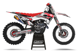Husqvarna Techstar Nomur Red Graphic Kit - TC FC TE TX FE FS FX Models | All Years