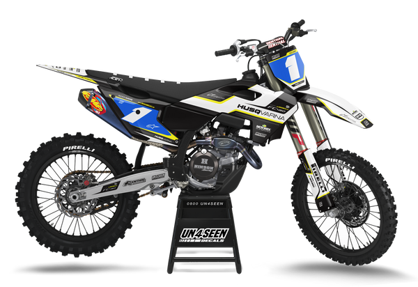 Husqvarna Dry White Graphic Kit - TC FC TE TX FE FS FX Models | All Years