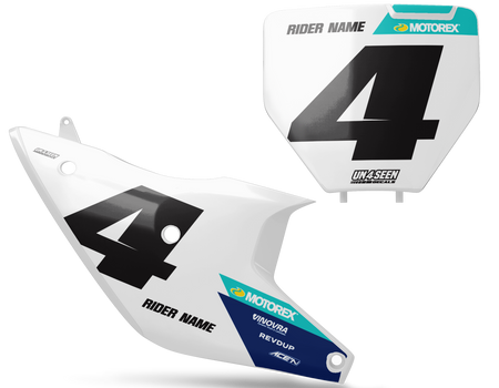 Husqvarna Number Background Decals - Nite