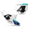 Husqvarna Number Background Decals - Nite