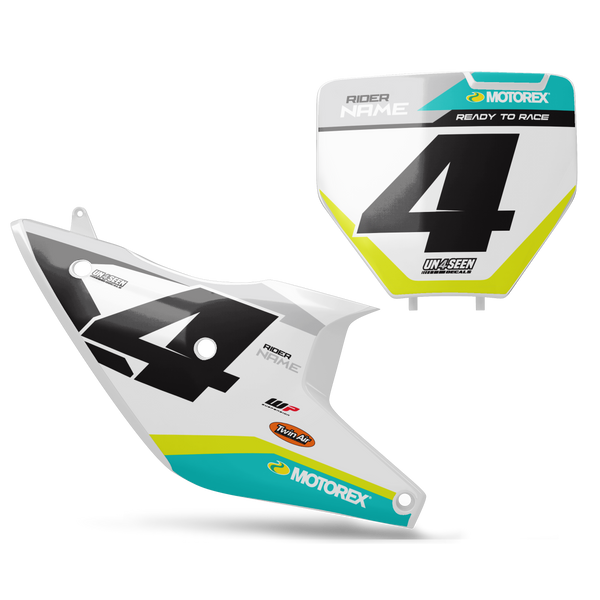 Husqvarna Fce Number Plate Background Decals -  TC FC TE TX FE FS FX Models | All Years