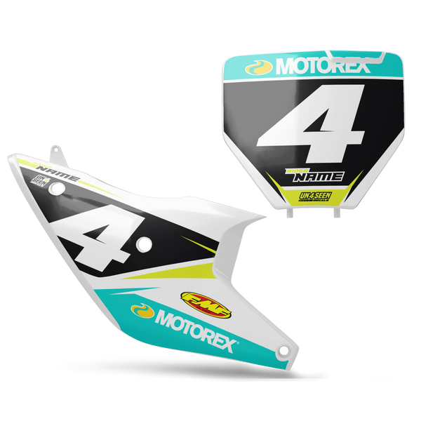 Husqvarna Flp Number Plate Background Decals -  TC FC TE TX FE FS FX Models | All Years