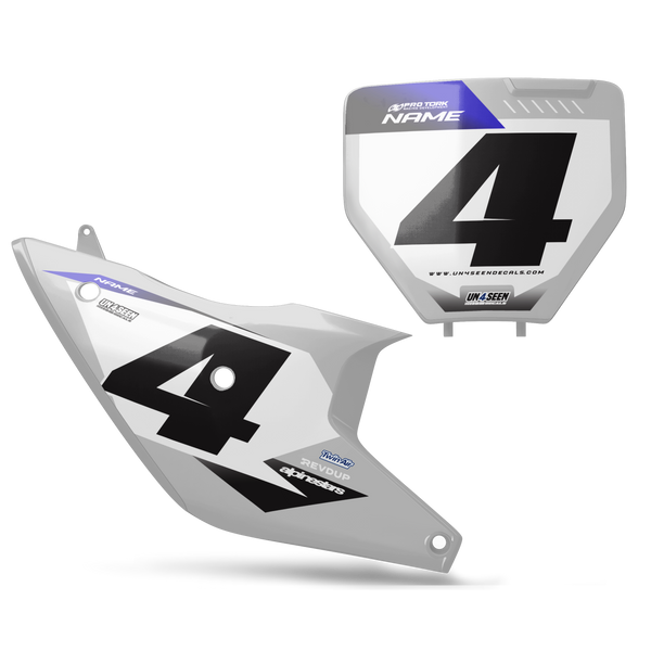 Husqvarna Moco Number Plate Background Decals -  TC FC TE TX FE FS FX Models | All Years