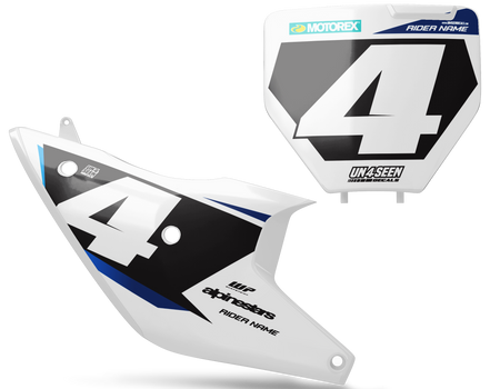 Husqvarna Number Background Decals - R11