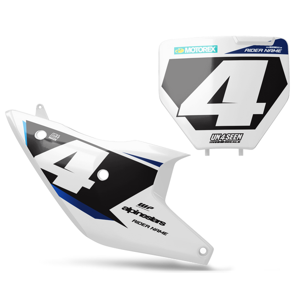 Husqvarna R11 Number Plate Background Decals -  TC FC TE TX FE FS FX Models | All Years