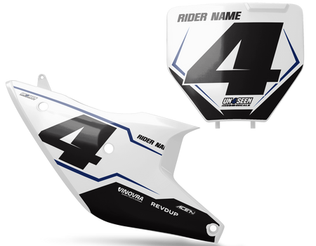 Husqvarna Number Background Decals - Strine