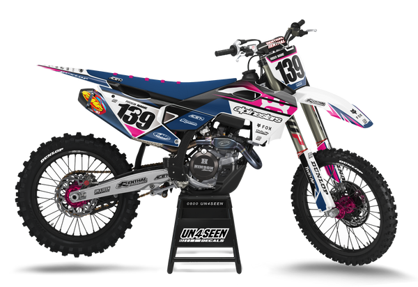 Husqvarna Qual Pink Graphic Kit - TC FC TE TX FE FS FX Models | All Years