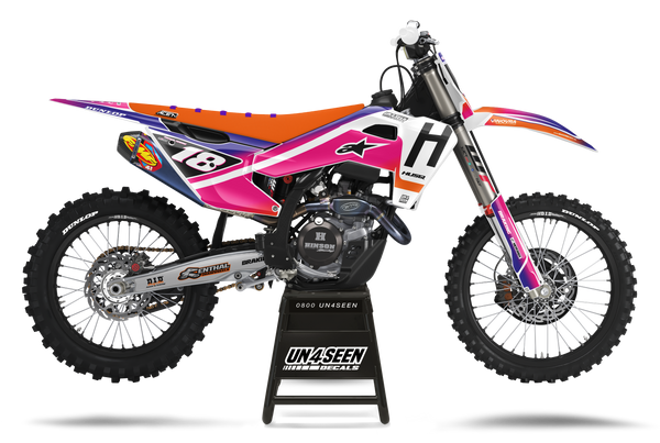 Husqvarna Racer Portyl Pink Graphic Kit - TC FC TE TX FE FS FX Models | All Years