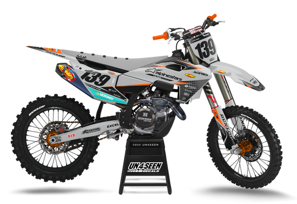 Husqvarna Vision Orange Graphic Kit - TC FC TE TX FE FS FX Models | All Years