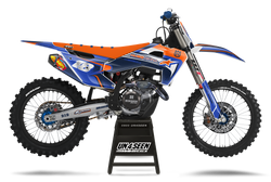 Husqvarna Techstar Nomur Navy Graphic Kit - TC FC TE TX FE FS FX Models | All Years
