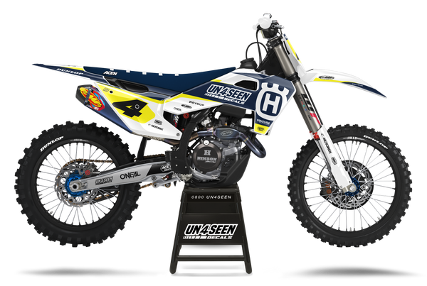Husqvarna Gage Yellow Graphic Kit - TC FC TE TX FE FS FX Models | All Years