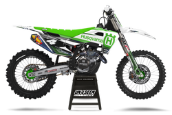 Husqvarna Podium Green Graphic Kit - TC FC TE TX FE FS FX Models | All Years