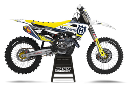 Husqvarna Podium Yellow Graphic Kit - TC FC TE TX FE FS FX Models | All Years