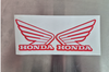 Honda - ATV Tank Decals (farm)  White/ Red