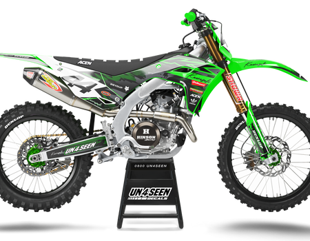 Kawasaki Camoo Graphics Kit - KX KXF KDX KLX Models | All Years