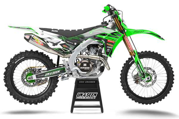 Kawasaki Camoo Graphics Kit - KX KXF KDX KLX Models | All Years