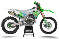 Kawasaki Glacier Graphic Kit - KK KXF KDX KLX Models | All Years