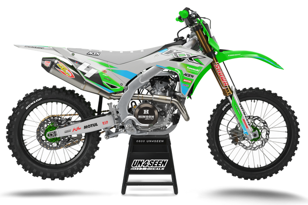 Kawasaki Glacier Graphic Kit - KK KXF KDX KLX Models | All Years