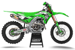 Kawasaki Raceteam Graphic Kit - KK KXF KDX KLX Models | All Years