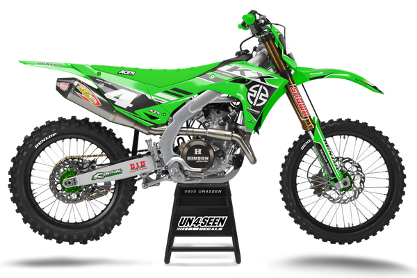Kawasaki Raceteam Graphic Kit - KK KXF KDX KLX Models | All Years