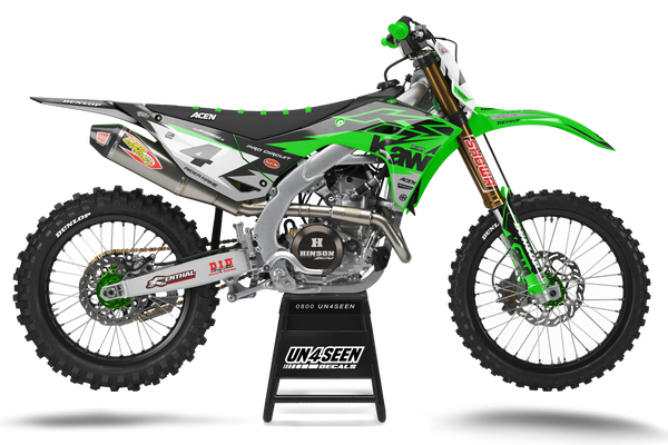 Kawasaki Sendies Graphic Kit - KK KXF KDX KLX Models | All Years