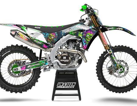 Kawasaki Zombie Graphics Kit - Spark